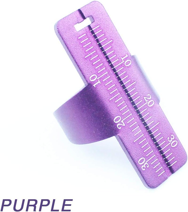 JJ Ortho Aluminum Metal Endo Finger Ruler (Purple (1/pk)) - Image 5